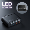 Stacja ładująca GaN 140 W Spacetronik SR103, LED, 6 portów USB (3A3C), PD+QC3.0