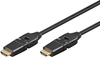 Kabel HDMI Obrotowy Goobay Czarny 5m