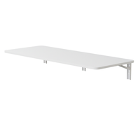 Biurko składane SPB149W 100×40 cm białe składane 90°