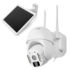 OUTLET Zewnętrzna kamera obrotowa WiFi z panelem słonecznym solarna Spacetronik Smart Life Tuya SL-C61