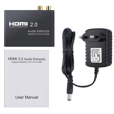 HDMI-HDMI + Audio SPDIF R/L ARC Extraktor SPH-AE03