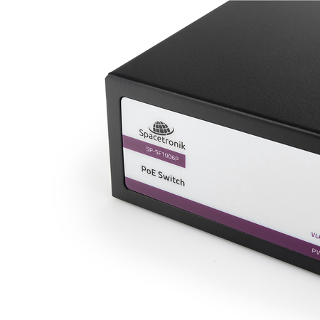 SWITCH 6-portowy 100Mbps POE 65W SP-SF1006P Outlet B