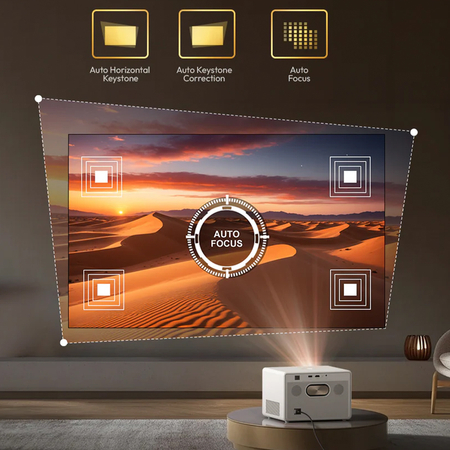 Projektor LCD WiFi 1080p GoogleTV BYINTEK Plato T5 Max