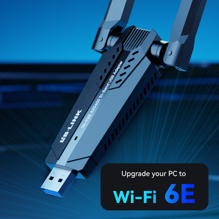 Zaawansowany adapter Wi-Fi 6E USB 3.0 Tri-Band BL-WTN5400E AX5400 2,4 + 5 + 6 GHz