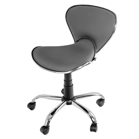 Ergonomiczny taboret krzesło kosmetyczne Spacetronik Binary Szary