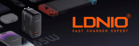 65W GaN LDNIO Q366 3x USB-C PD QC Ladegerät