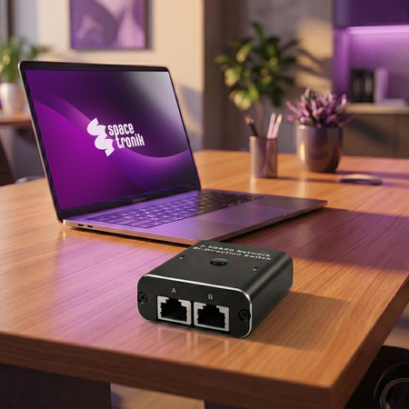 Spacetronik SP-SG102 Switch LAN 2xRJ45 1000 Mb/s - zdjęcie 2