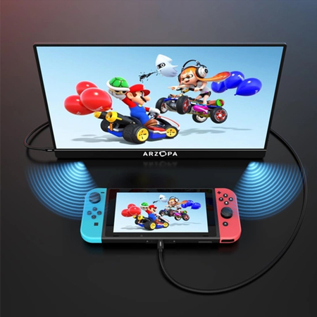 Monitor gamingowy ARZOPA Z1FC 16.1" Full HD Black