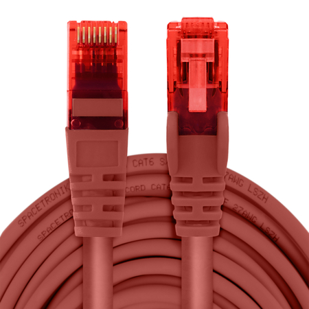 RJ45 CAT 6 U/UTP AWG24 rot 3m Kabel - zdjęcie 2