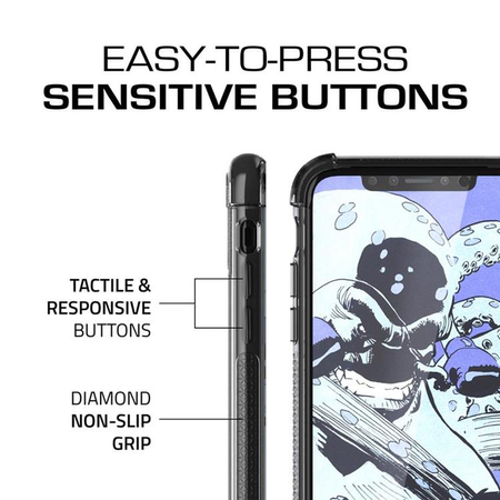 Covert 2 Apple iPhone Xs Hülle schwarz