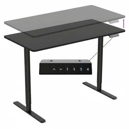 Elektryczne biurko Spacetronik Moris 121BB 120x60 Outlet B