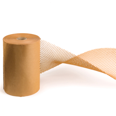 Geschnittenes Honigwabenpapier Schwarz 30cm x 100m