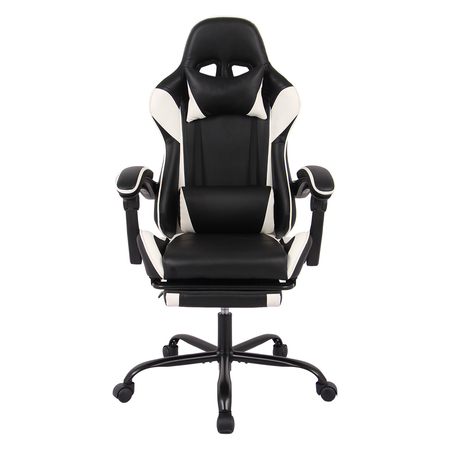 Spacetronik Rally 1.0 Gaming Stuhl schwarz und weiß - zdjęcie 2