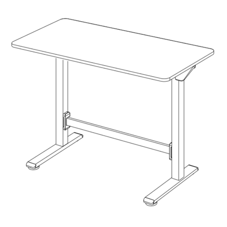 Biurko Regulowane pneumatycznie SPEO101 80x50cm