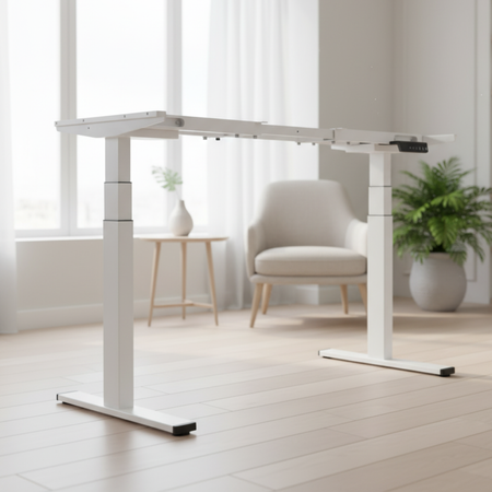 Elektryczny stelaż biurkowy Spacetronik SPE237W z regulacją wysokości - zdjęcie 2