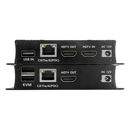 Konwerter HDMI na LAN - RJ45 2xUSB 60m Spacetronik SPH-HLC6 KVM