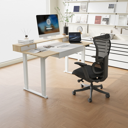 Mobile Electric Desk with Shelf Drawers - zdjęcie 2