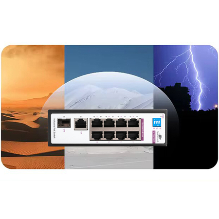 SWITCH 8-Port SP-SGI108SP Industrie-PoE SFP