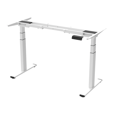 Stelaż Biurka Elektrycznie Regulowany Spacetronik SPE237W Biały