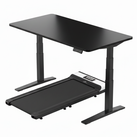 Zestaw Spacetronik: biurko regulowane SPE-244 + bieżnia SPE-W03 + blat SPT-PC21