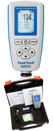 Miernik grubości powłok lakieru PeakTech 5220