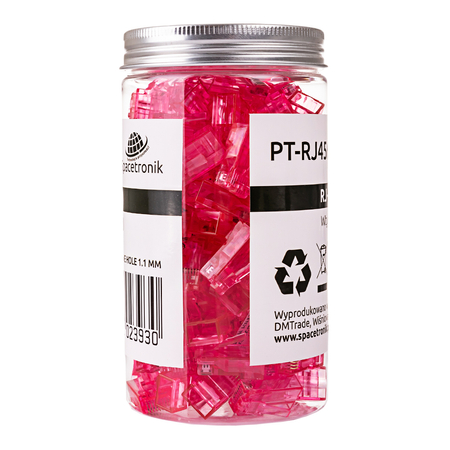 RJ45 cat6 UTP Durchgangsstecker PT-RJ456UPK-1 100St