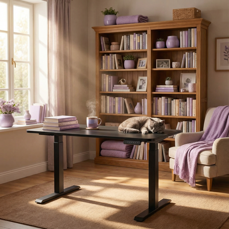 Elektryczne biurko Spacetronik Moris 125DB 120x60 - zdjęcie 2