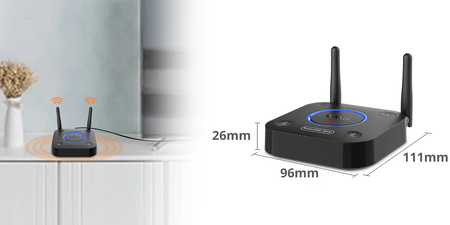 B06 Nadajnik audio Bluetooth 5.0 1Mii TX 50m