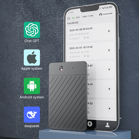 Inteligentny Dyktafon AI 16GB ChatGPT Alvora A3