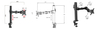 Uchwyt podbiurkowy komputera Spacetronik SPB-102B Outlet B