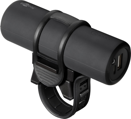 PowerBank na rower z latarką LED i uchwytem Goobay 5000 mAh