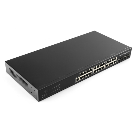 Verwalteter L2 SWITCH GS2024S2 24x Gbps + 4x SFP