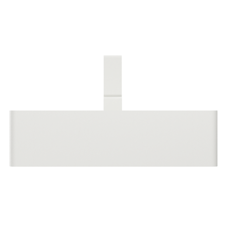 Boczny organizer do biurka na zacisk 25×17×15 cm biały SPB148W