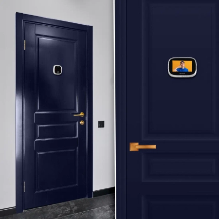 Inteligentny cyfrowy wizjer do drzwi  z kamerą WIFI i czujnikiem ruchu smart home Spacetronik SL-DB20 Smart Life Tuya OUTLET