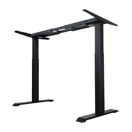 Stelaż elektryczny Spacetronik SPE-222OB Vegard + blat MDF premium niebieski