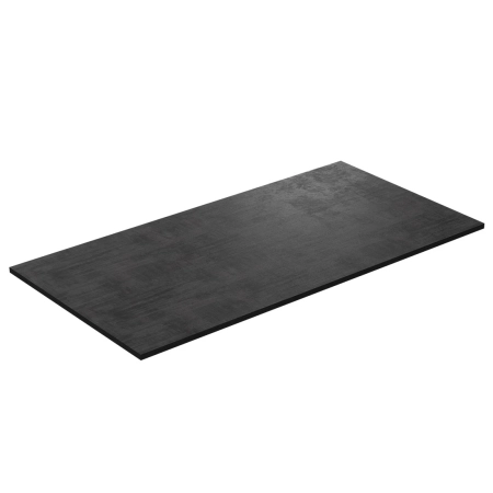 Blat biurka uniwersalny czarny 158x80x1,8cm Kaskada Czarna OUTLET