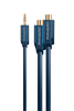 CLICKTRONIC Adapter Klinke 35mm - 2xRCA
