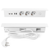 Przedłużacz Podblatowy do Biurka Listwa Zasilajaca USB RJ45 CAT.6 USB Spacetronik SPSU38W_V2