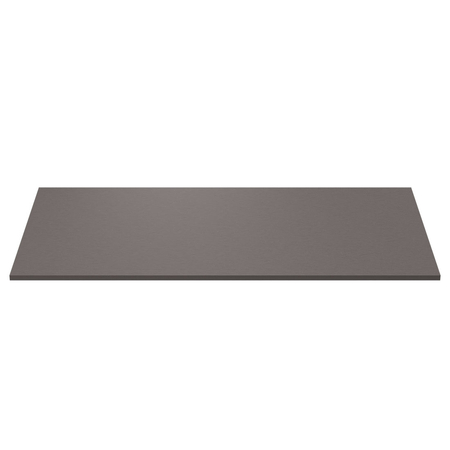 Universal-Schreibtischplatte 138x80x18cm Titan silber