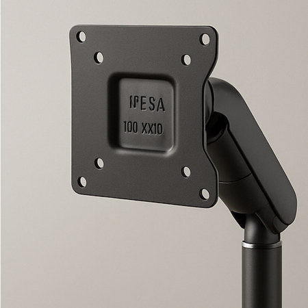 Spacetronik Morpho Stand SPET03B - Mobilny Stojak Podłogowy ze Sprężyną Gazową do Monitora 13-35"