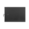 Szafa RACK 19'' 6U 350mm CZARNA Szklane drzwi