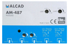 Alcad Wzmacniacz Masztowy AM-487 12V 32dB 2xUHF+VHF/BIII+FM LTE700