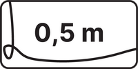 0,5m