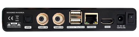 Qviart LUNIX 4K TWIN TUNER DVB-S2X H.265 CI+ Enigma2 Open ATV (VU+ Zero 4K)