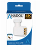 LNB Octo ANADOL + F-Stecker GOLD 16 Stk.