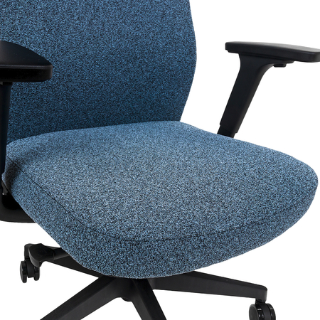 Krzesło biurowe ergonomiczne Spacetronik HAVARD-01 niebieskie
