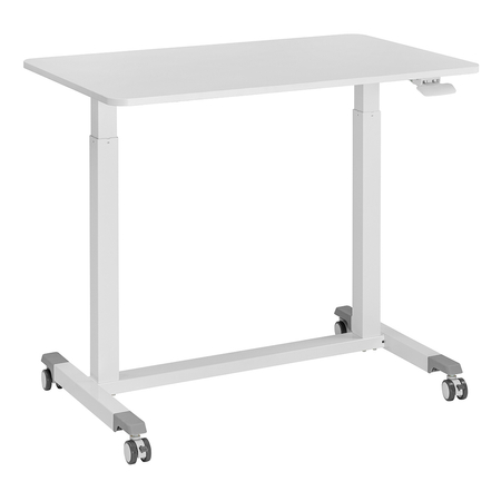 Regulowany stolik na kółkach Buddy 04 biały Outlet B+