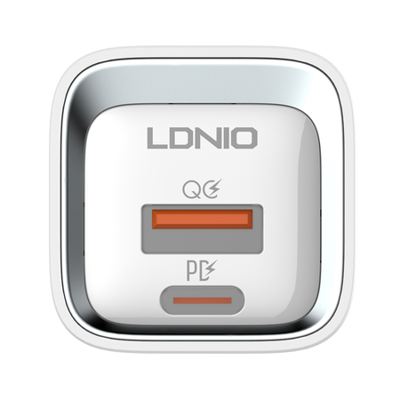 Ładowarka sieciowa USB 30W PD QC 3.0  kabel USB-C / Lightning Szybkie Ładowanie LDNIO A2317C