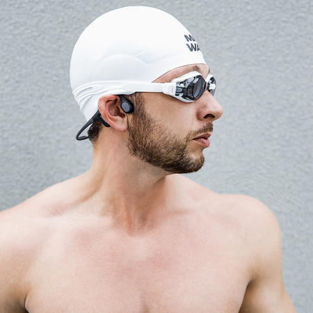 Słuchawki Kostne Wodoodporne Mojawa Run PLUS IP68 Różowe do Pływania na Rower