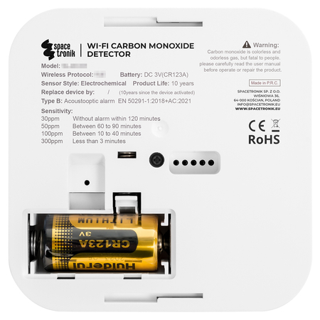 Czujnik CO2 Spacetronik SA-DC03